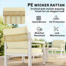 Outsunny Rattan Garden Furniture Set, Outdoor Furniture Conversation Set