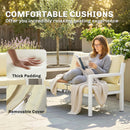 Outsunny Rattan Garden Furniture Set, Outdoor Furniture Conversation Set