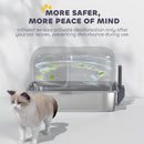 PawHut 65L XL Stainless Steel Litter Tray with Plasma Deodoriser System