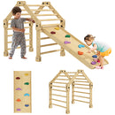 AIYAPLAY 3 In 1 Kids Climbing Set, Foldable Toddler Climbing Toys With Ramp