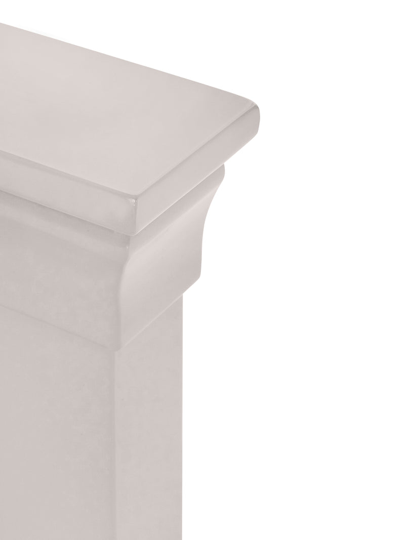 Clermont 135Cm Double Bed - Light Grey