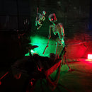 5ft (150cm) Posable Full Body Halloween LED Skeleton Decoration with Movable Joints and LED Eyes