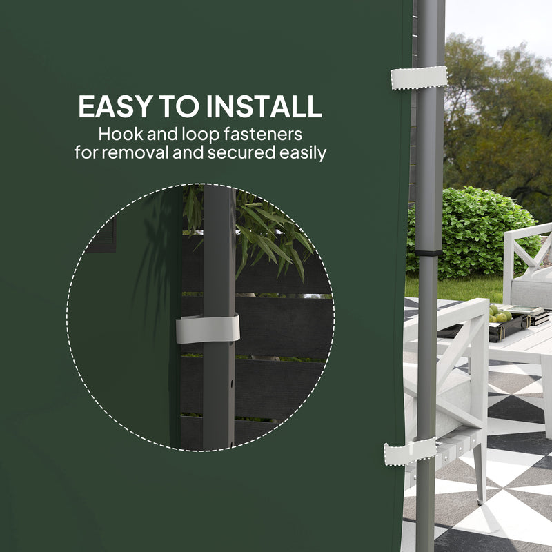 Outsunny Side Panel for 3x3 m Pop Up Gazebos, 1 Pack Sidewall Only
