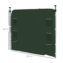 Outsunny Side Panel for 3x3 m Pop Up Gazebos, 1 Pack Sidewall Only