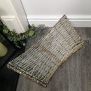 Samuel Alexander KD Willow Christmas Tree Skirt Wicker Rattan- Large Natural