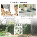 Outsunny 4 Tier Lean-to Mini Greenhouse With Reinforced PE Cover