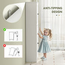 HOMCOM Bathroom Tall Cabinet with Drawer, Adjustable Shelf and Doors, White