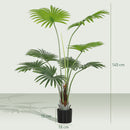 HOMCOM Artificial Plant with PEVA Leaves and Coconut Coir for Home Office