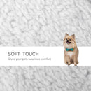 PawHut Pet Stair with 3-step Climb Ladder, Scratching Posts, White