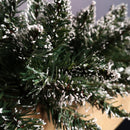 Premier Christmas Rocky Mountain Garland 2.7m  Snow Flocked with Cones