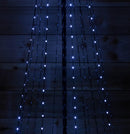 1.4m Light up Christmas Pyramid Cone Tree with 308 White & Warm White LEDs