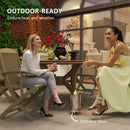 Outsunny Stainless Steel Smokeless Wood Burning Firepit Garden Fire Pit