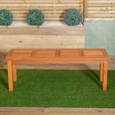 Samuel Alexander Coniston 2 Seater Outdoor Wooden Garden Bench Stool