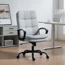 HOMCOM Fabric Office Chair, Computer Desk Chair For Home,