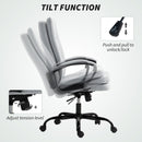 HOMCOM Fabric Office Chair, Computer Desk Chair For Home,