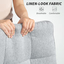 HOMCOM Fabric Office Chair, Computer Desk Chair For Home,