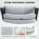 HOMCOM Fabric Office Chair, Computer Desk Chair For Home,