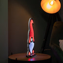 40cm Infinity Light up Christmas Gonk Decoration with Red & White LEDs on Metal Base