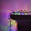 480 LED 6.2m Premier Clusterbrights Indoor Outdoor Multifunction Mains Operated Christmas Cluster Lights with Timer in Multicoloured