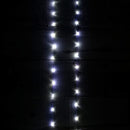 200 LED 10m Premier MicroBrights Indoor Outdoor Christmas Multi Function Battery Operated Lights with Timer on Pin Wire in Cool White