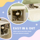 PawHut Cat Tunnel, Cat Play Tube for Indoor Kittens, Puppies, Rabbits