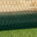5m x 0.6m x 25mm Green PVC Coated Galvanised Chicken Garden Wire Netting / Fencing