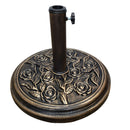 Samuel Alexander 9kg Heavy Duty Bronze Cast Iron Effect Garden Parasol Base
