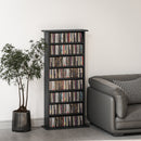 HOMCOM CD Storage Unit DVD Tower Blu-ray Storage Shelf For Living Room