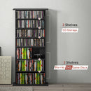 HOMCOM CD Storage Unit DVD Tower Blu-ray Storage Shelf For Living Room