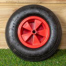 Replacement 13" X 3" Pneumatic Garden Wheelbarrow Wheel With Axle