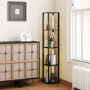 HOMCOM Floor Lamp for Living Room, Standing Lamp with Foot Switch, Black