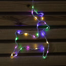 1.2 x 1.1m Christmas Window Curtain Light with 327 Multi-Coloured LEDs