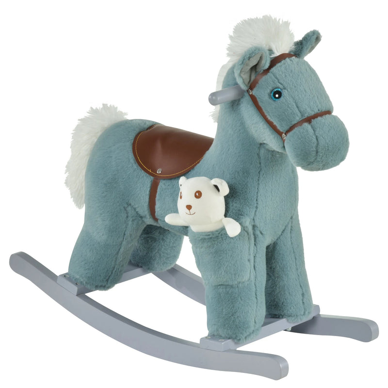 HOMCOM Children Rocking Horse - Blue