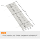 Outsunny Sun Lounger Cushion Only, Garden Lounge Chair Cushion