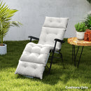 Outsunny Sun Lounger Cushion Only, Garden Lounge Chair Cushion
