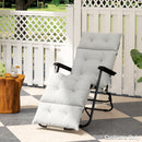 Outsunny Sun Lounger Cushion Only, Garden Lounge Chair Cushion