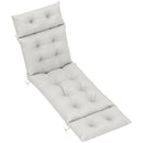 Outsunny Sun Lounger Cushion Only, Garden Lounge Chair Cushion