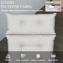 Outsunny Sun Lounger Cushion Only, Garden Lounge Chair Cushion