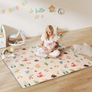 AIYAPLAY Foldable Baby Play Mat, Waterproof Activity Playmat