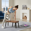 HOMCOM 6kg Dumbbell Set, Weights Fitness Dumbbells, Pink, Purple, Brown