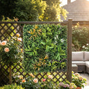 Outsunny Grass Wall Panels, Greenery Backdrop Panels, Green