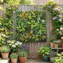 Outsunny Grass Wall Panels, Greenery Backdrop Panels, Green