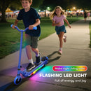 AIYAPLAY Electric Scooter for Ages 6-14, with Colourful Light