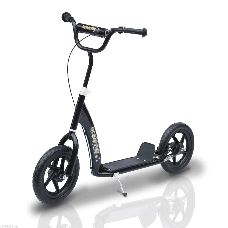 HOMCOM Teen Push Scooter - Black