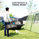 Outsunny 3-4 Man Tunnel Tent With Sewn In Floor, 3000mm Waterproof