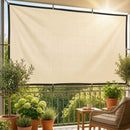 Outsunny Sun Shade Sail With UV Protection Beige