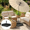 Outsunny Garden Parasol Base 80 kg Sand Filled 48 mm Poles