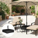 Outsunny Garden Parasol Base 80 kg Sand Filled 48 mm Poles