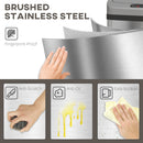 HOMCOM 48L Sensor Bin, Stainless Steel Kitchen Bin With Automatic Close