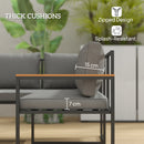 Outsunny 9 Seater Outdoor Corner Sofa Set with Wide and Deep Seats